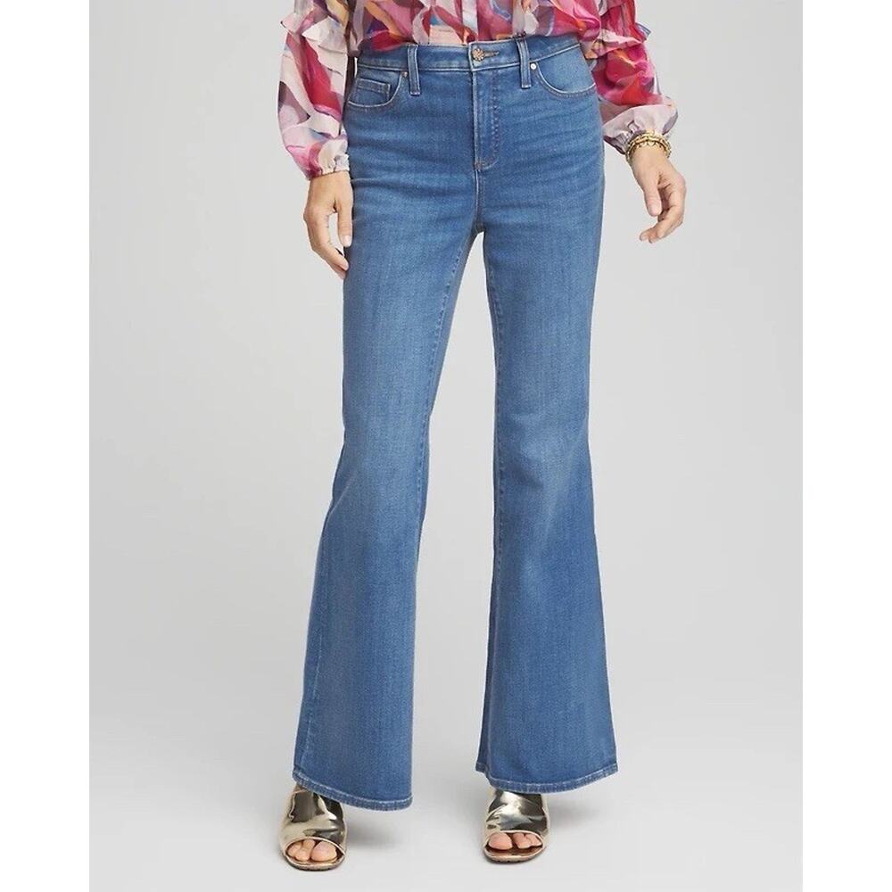 Chico's Medium Blue Flare Jeans